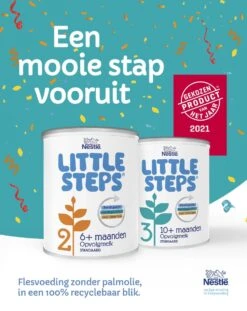 Little Steps Standaard 2 Flesvoeding - Vanaf 6 Maanden - 2 X 800 Gram -Zuigelingenvoeding 954x1200