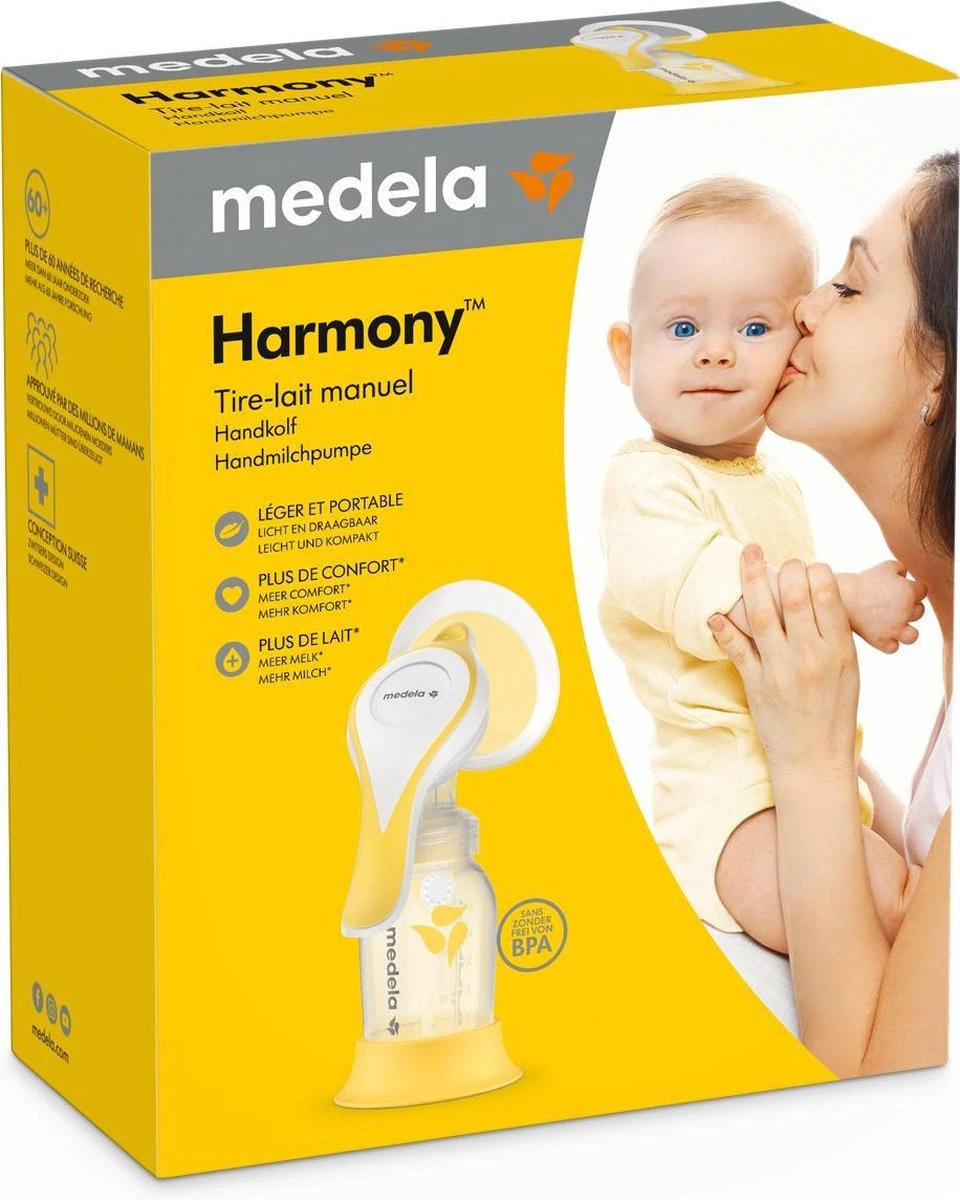 Medela Harmony Borstkolf Kolfapparaat Handkolf - Zonder Stroom Compact 10 Medela Harmony Borstkolf Kolfapparaat Handkolf - Zonder Stroom Compact - Afbeelding 8