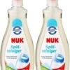 Nuk Afwasmiddel Voor Babyflessen & Spenen -Natuurlijke Ingrediënten- Voordeelset 2 Stuks A 500 Ml!! -Zuigelingenvoeding 998x1200